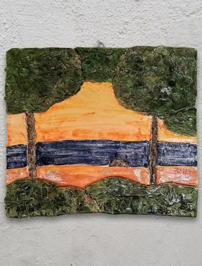 made-in-ischia-quadro-tridimensionale-castello-dalla-pineta-di-fiaiano-paolo-may