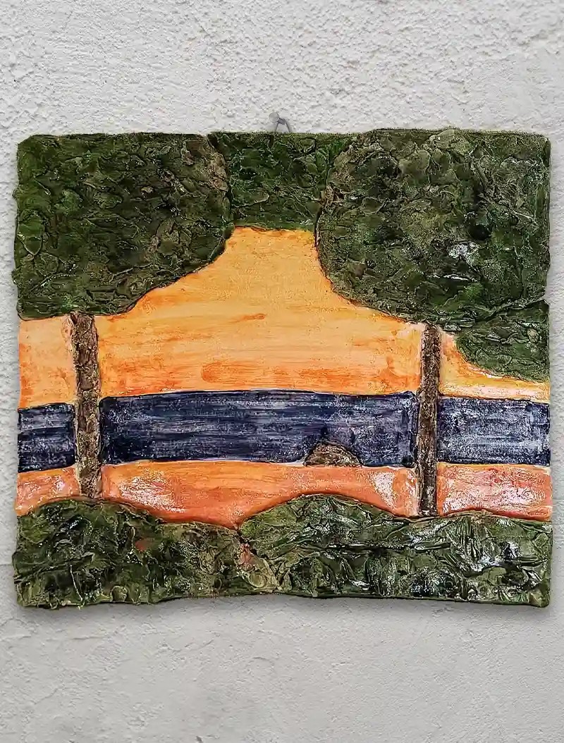 made-in-ischia-quadro-tridimensionale-castello-dalla-pineta-di-fiaiano-paolo-may